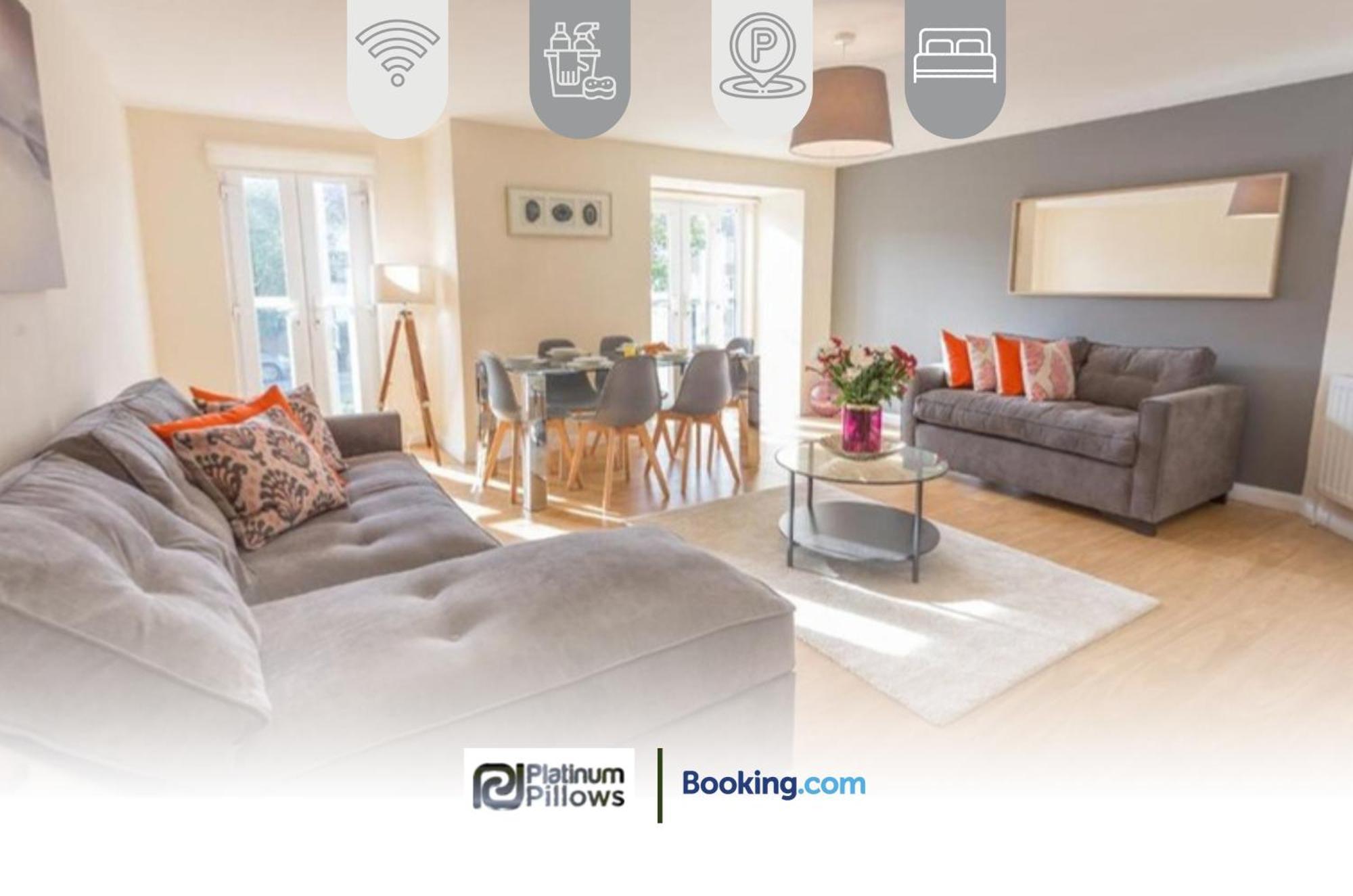 Modern Oxford 2 Bedroom Apartments, Families & Contractor Accommodation, Near John Radcliffe Hospital Ngoại thất bức ảnh